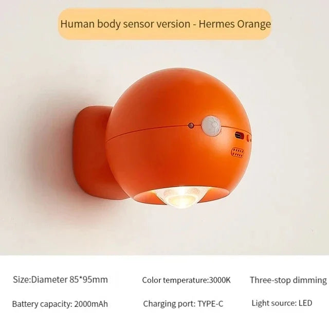 Compact Adjustable USB Wall Light Lamp