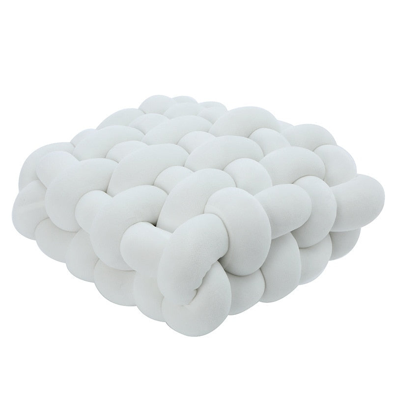 Textured Round Accent Pillow