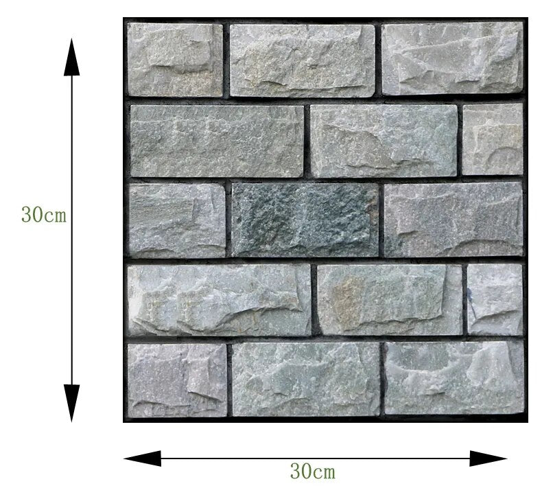 Textured Brick Wall Sticker Decal