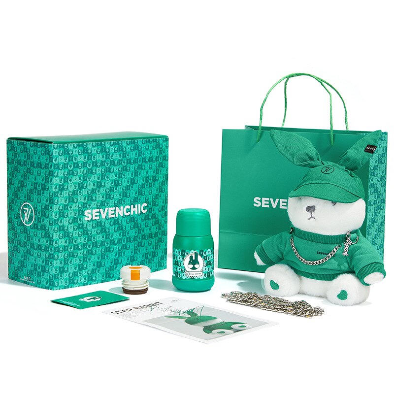 Cute Rabbit Portable Coffee Mug Set