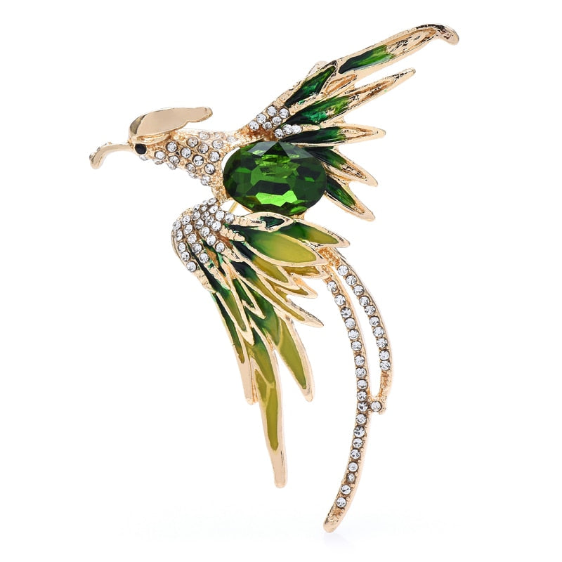 Vibrant Bird Pin Badge