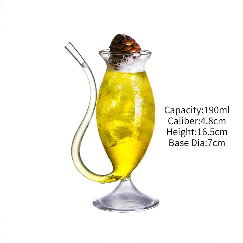 Unique Patterned Bar Wine Glasses