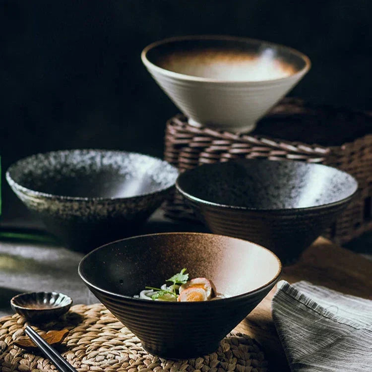 Traditional Handmade Ramen Soup Bowl