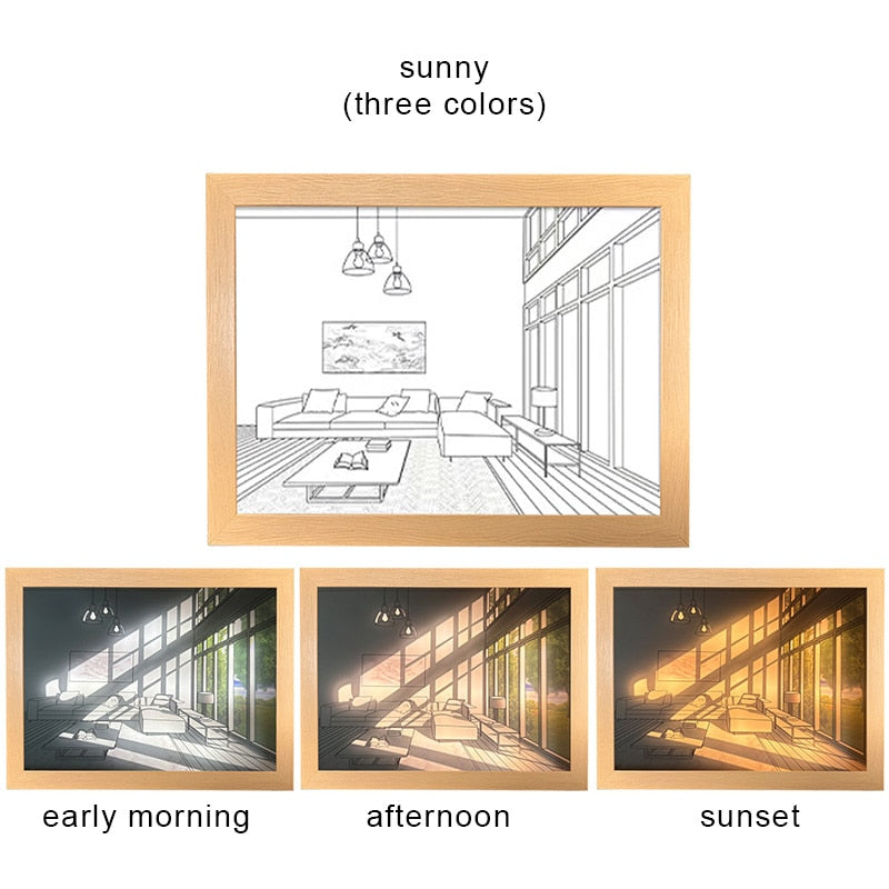 Colorful Modern LED Art Table Lamp