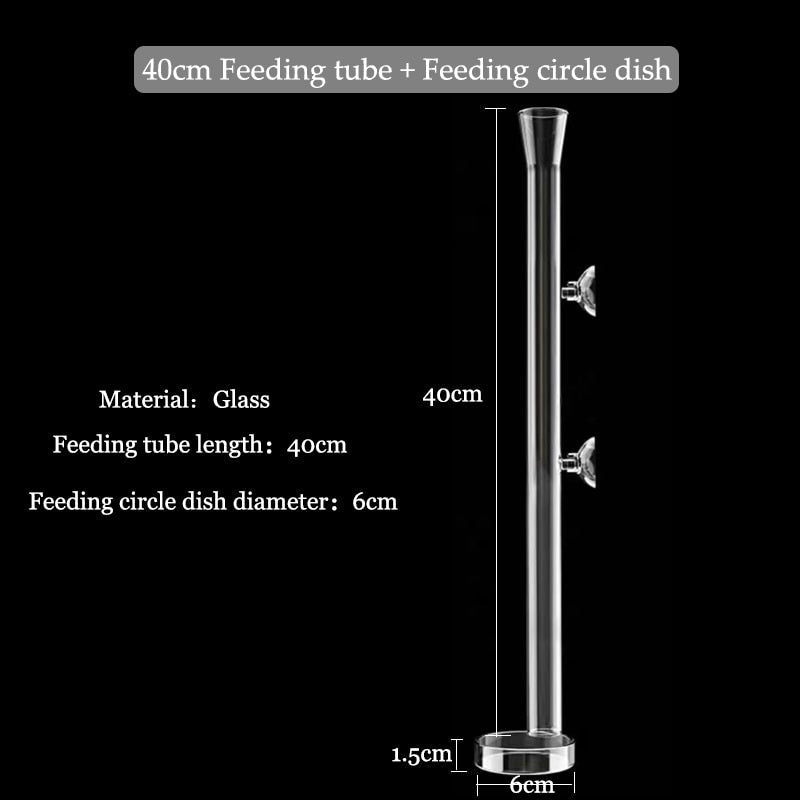 Clear Acrylic Fish Tank Feeding Tube