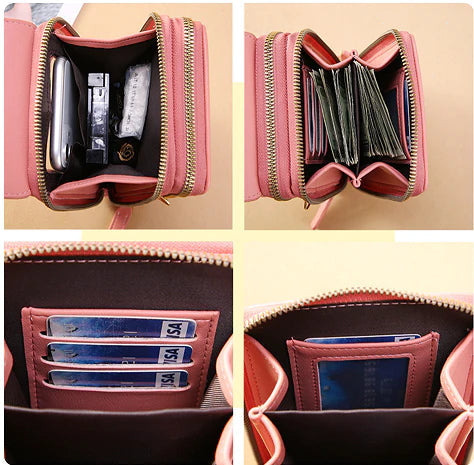 Stylish RFID Blocking Cross Body Purse Travel Bag
