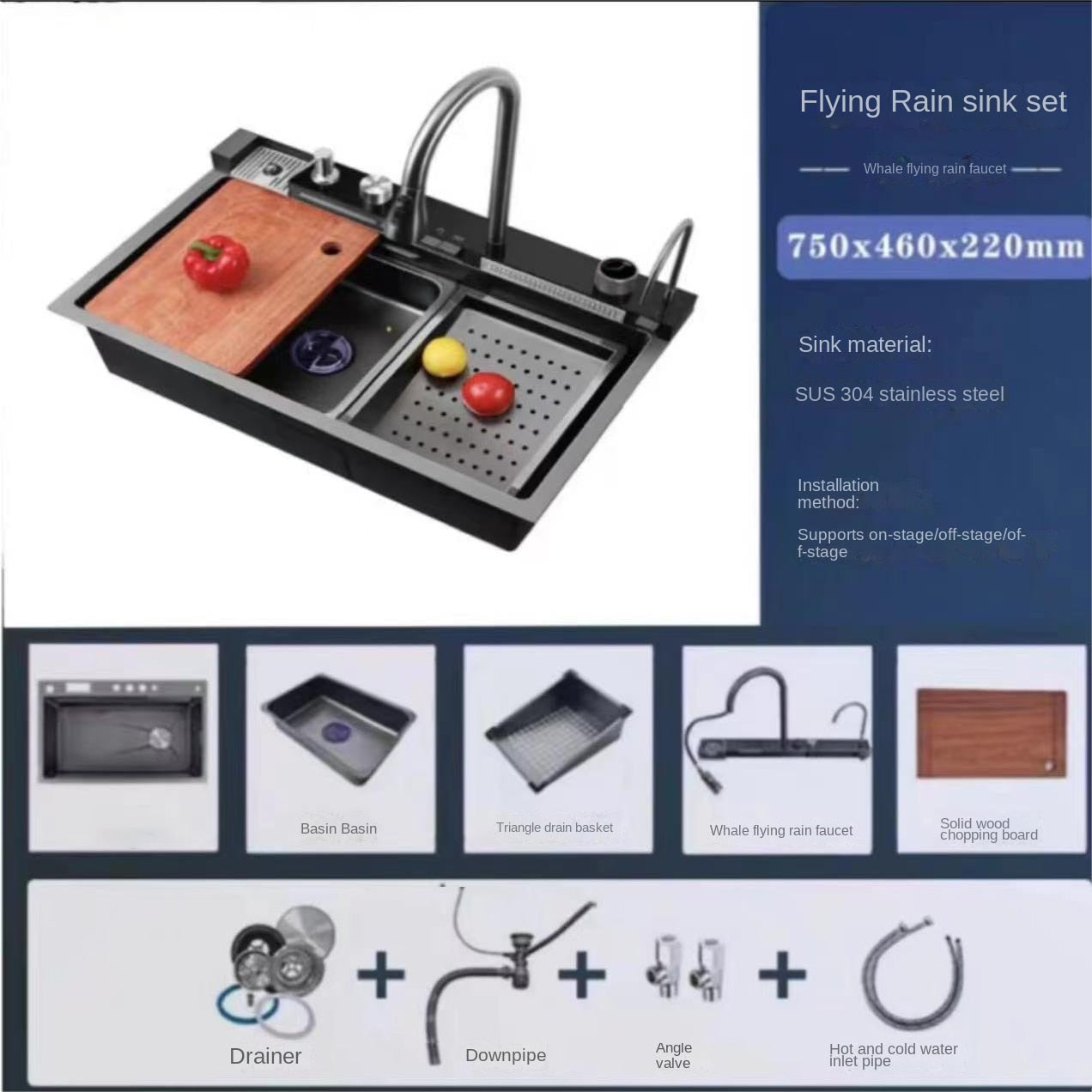 Modern LED Touch Kitchen Faucet