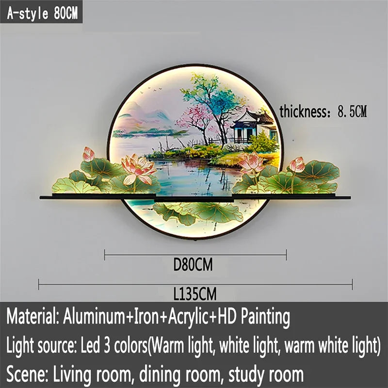 Nature Inspired LED Wall Light Lamp
