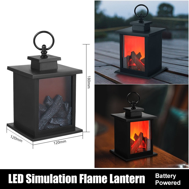 Compact Outdoor Tabletop Fire Lamp