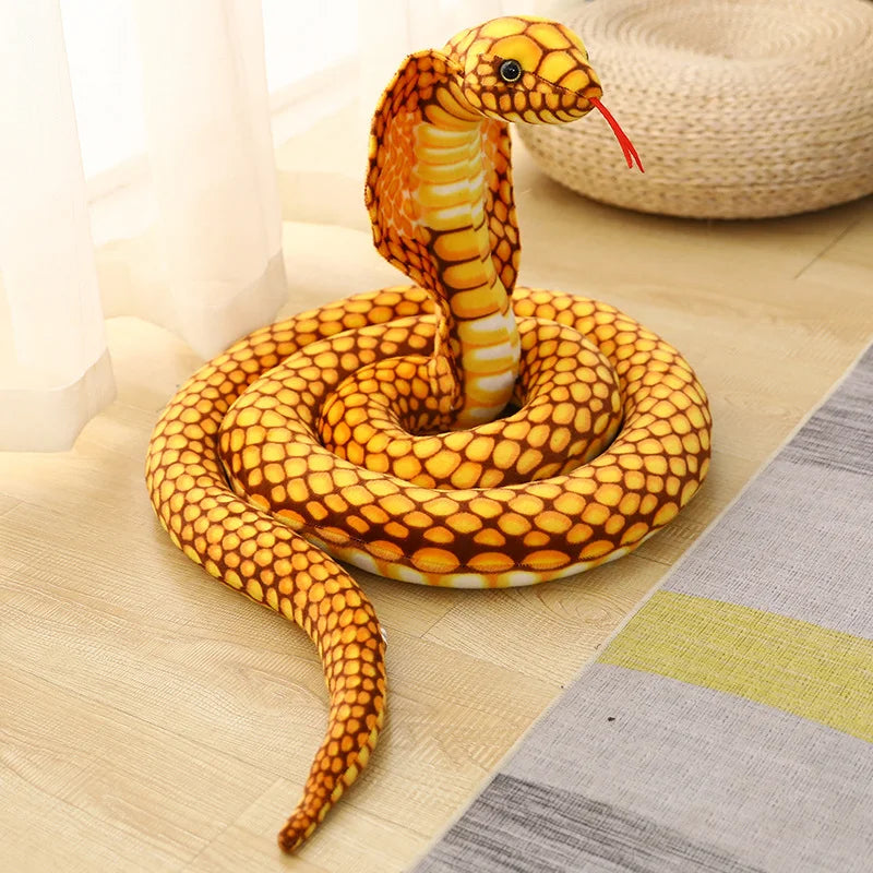Vibrant Snake Stuffed Animal
