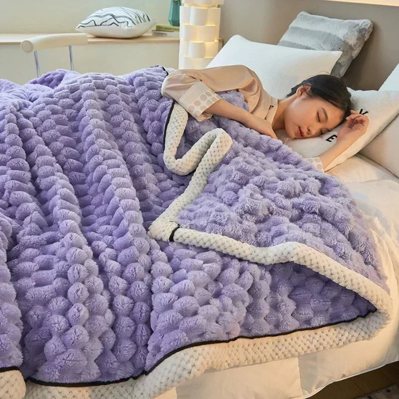 Soft Plush Fall Throw Blanket