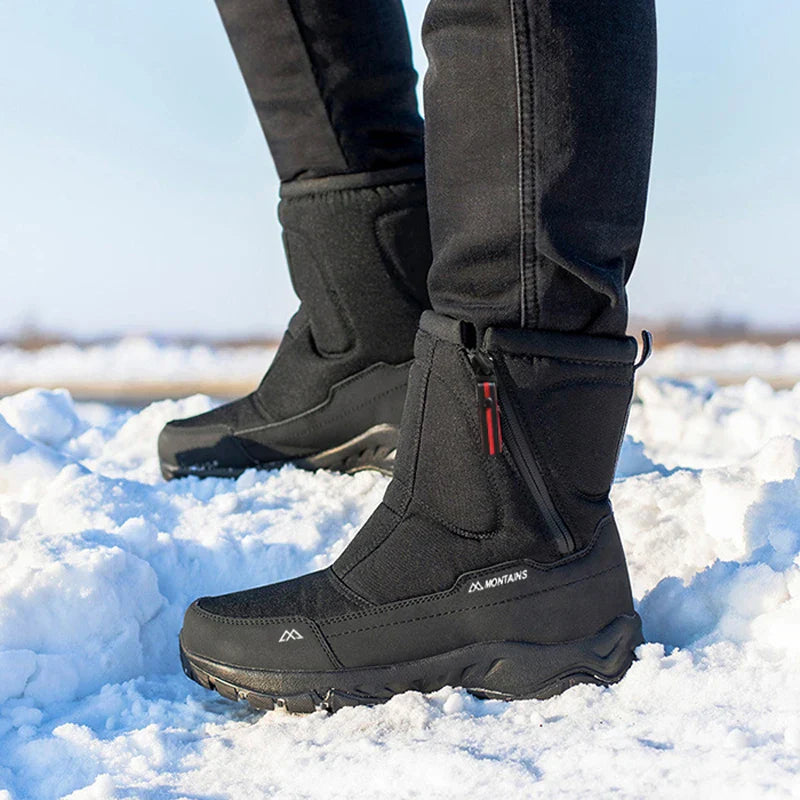 Warm Waterproof Men's Winter Snow Boots