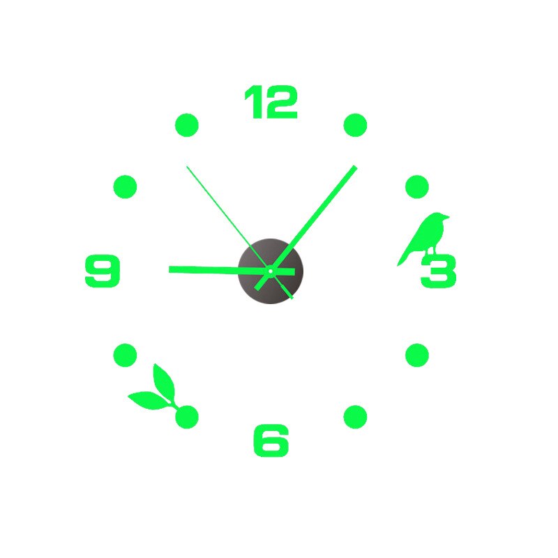 Quiet LED Glow Wall Clock