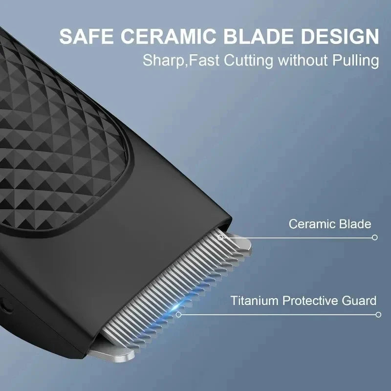 Men's Rechargeable Hair Trimmer for Body Grooming