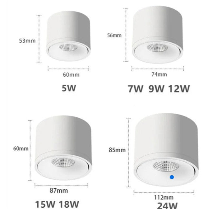 Adjustable Ceiling Spot Light Rotating Mount Fixture