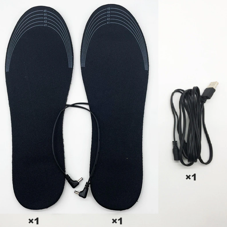 Warm Insulated Heated Insoles for Cold Feet