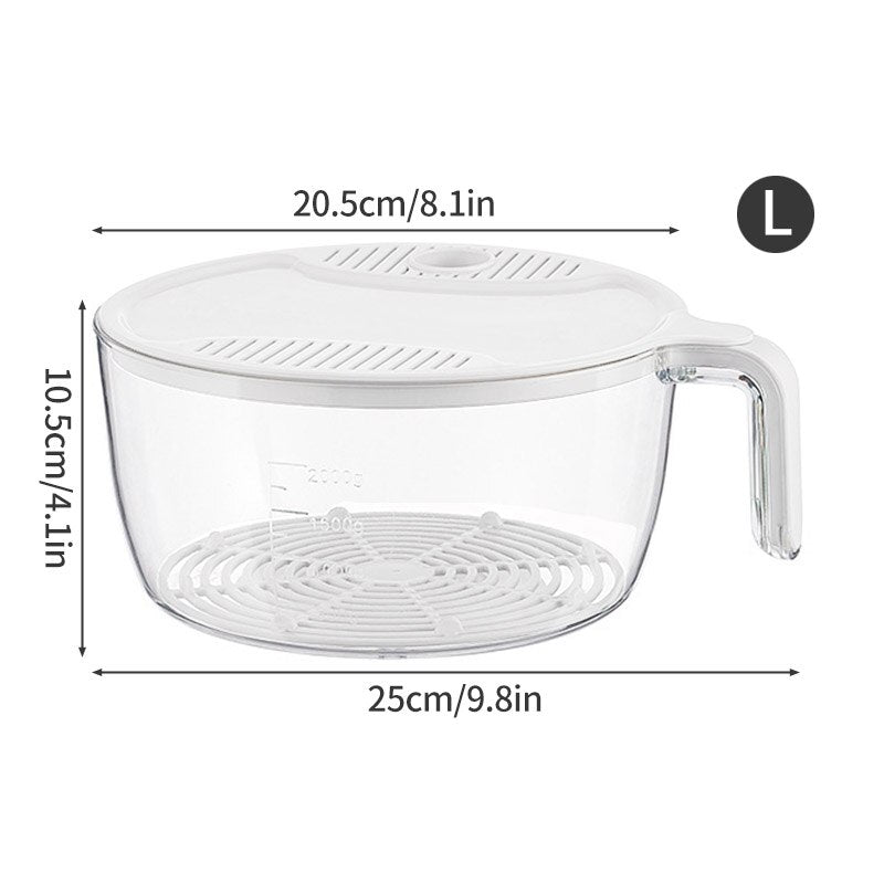 Simple Kitchen Rice Washing Basket Strainer