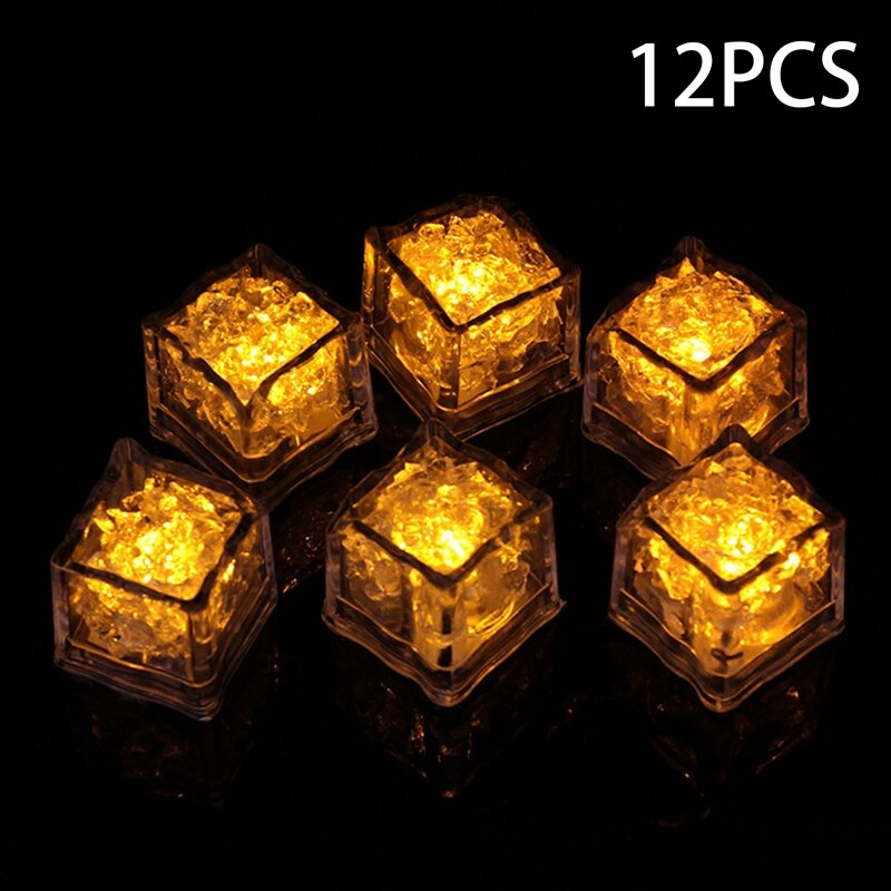 Vibrant Glow Ice Cubes for Drinks