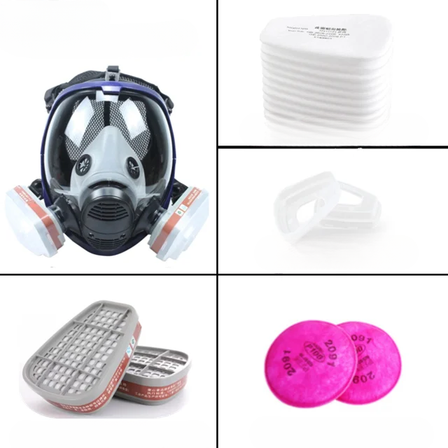 Breathable Face Mask with Clear Lens and Air Purifying Filters