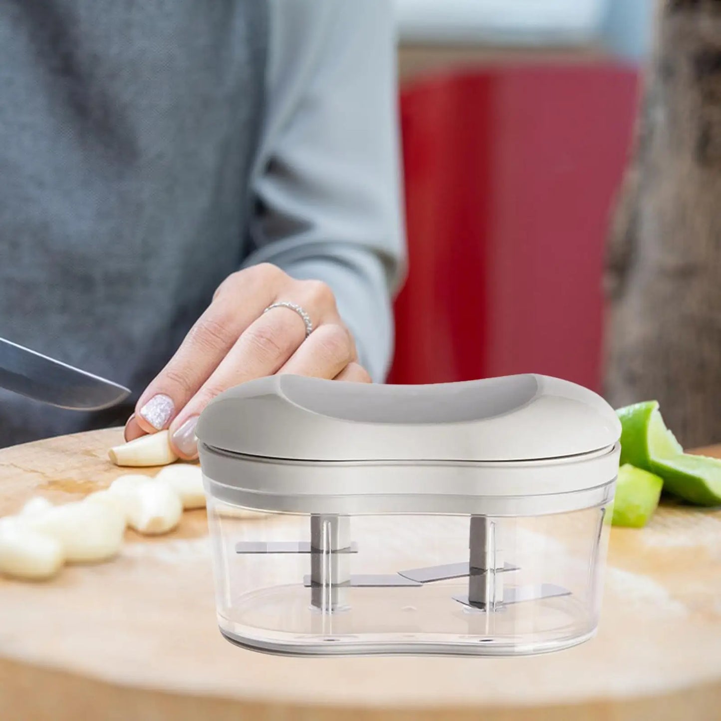 Easy Kitchen Veggie Garlic Chopper - Pexav