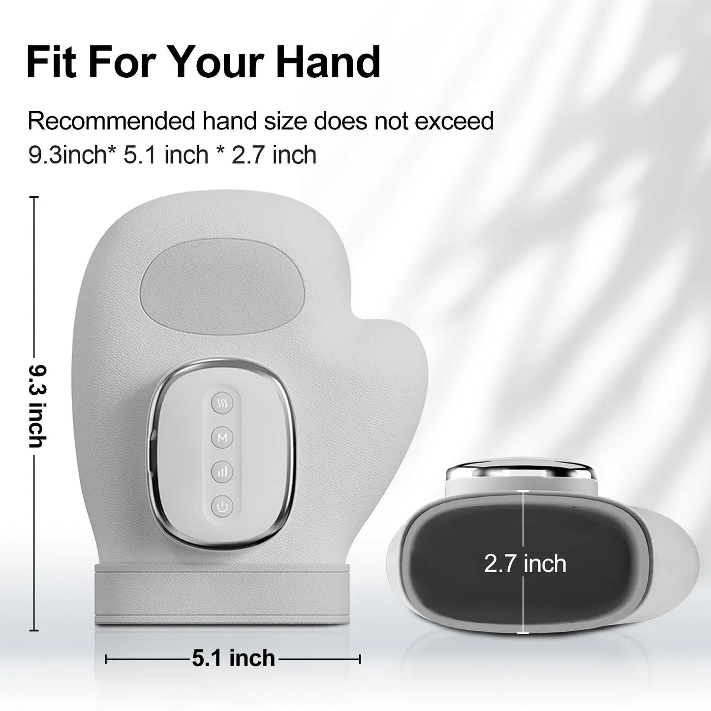 Warm Rechargeable Hand Massager for Pain Relief