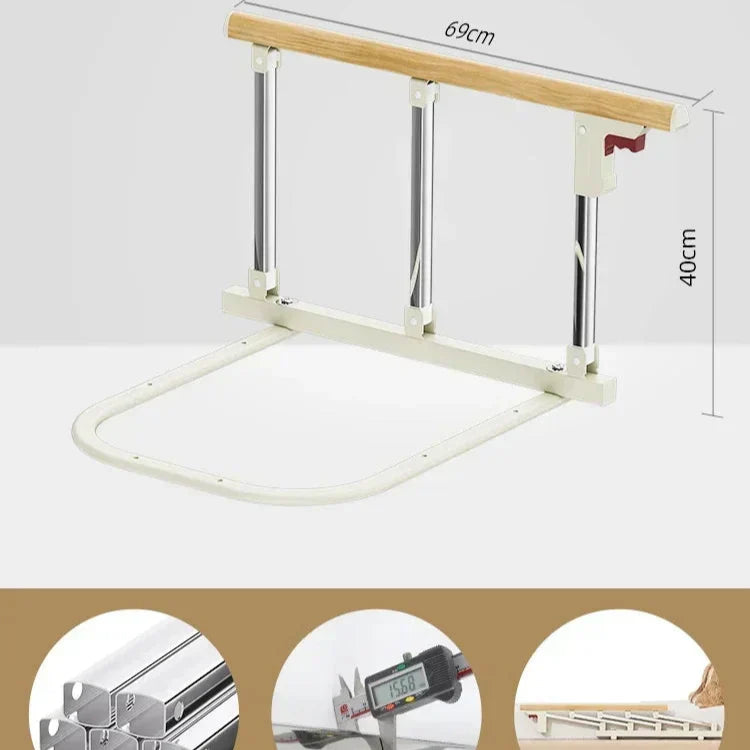 Safe Bed Rail Guard for Seniors Fall Protection