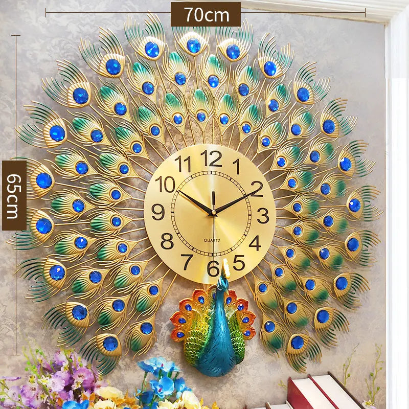 Vibrant Colorful Bird Wall Clock