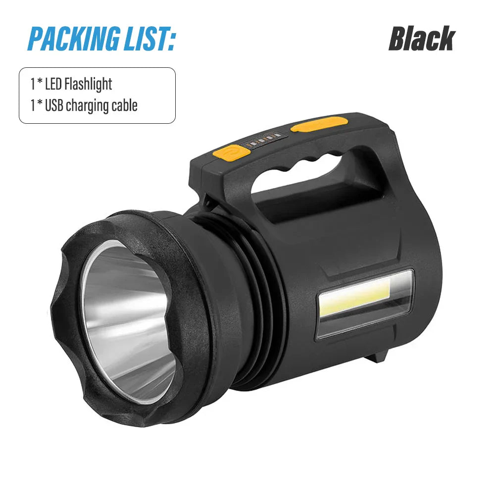 Bright LED Compact Rechargeable Flashlight