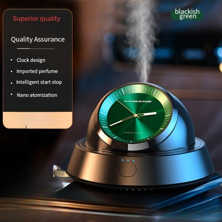 Car Fresh Automatic Air Purifier Spray Clock