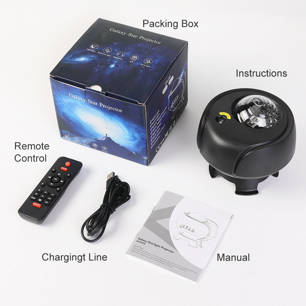 Cosmic Starry Night Table Lamp