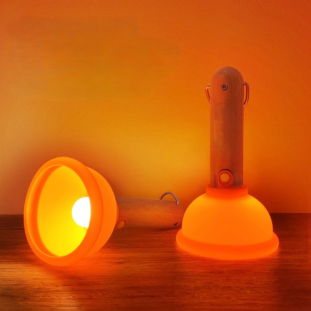 Colorful LED Plunger Night Light Lamp - Pexav