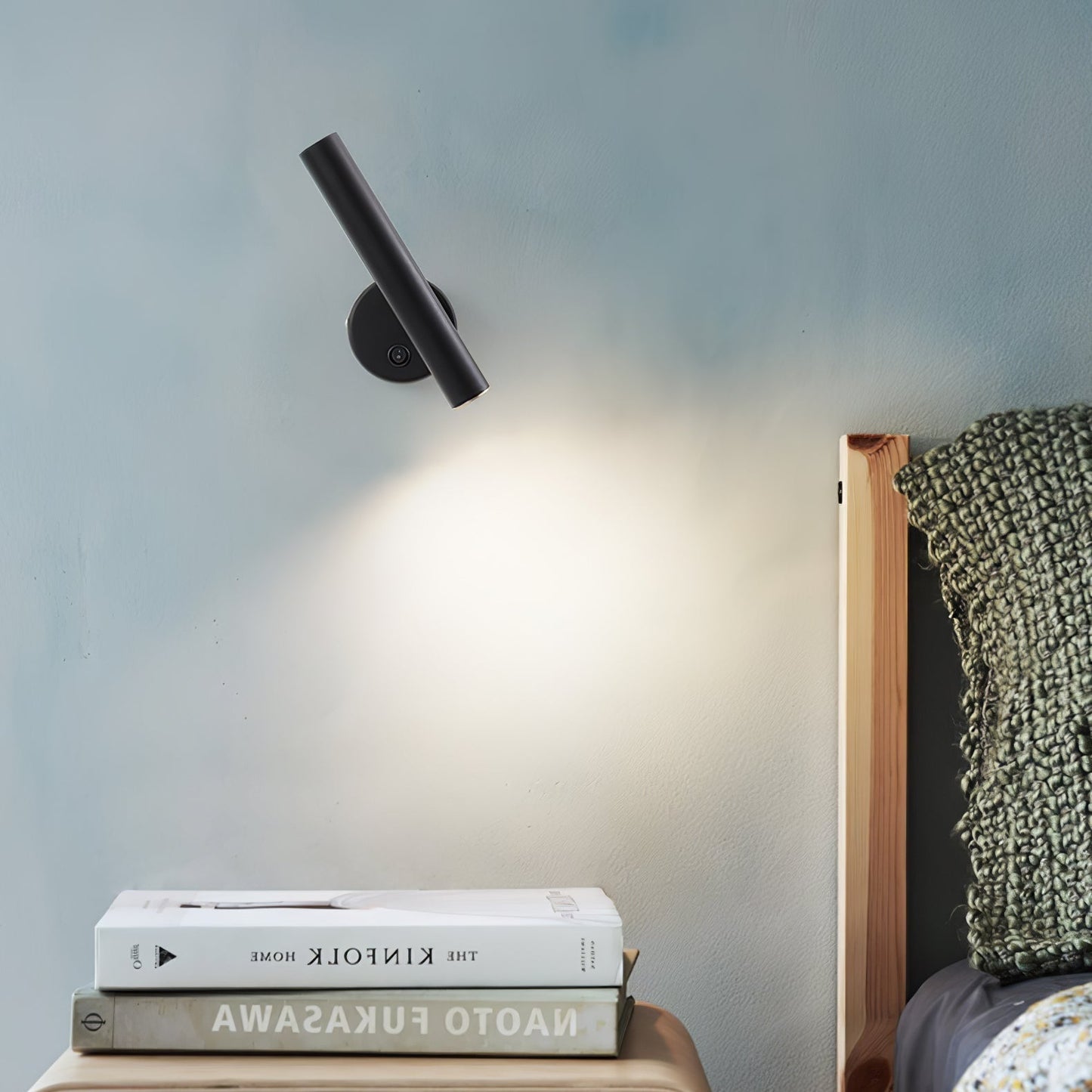Slender Adjustable Wall Lamp with Integrated LED, Black Finish – Modern Sconce Light for Indoor Spaces 8