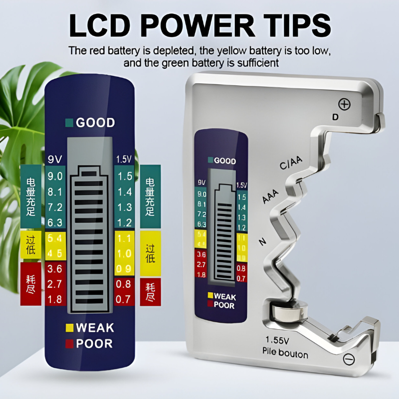 Accurate Digital Battery Checker