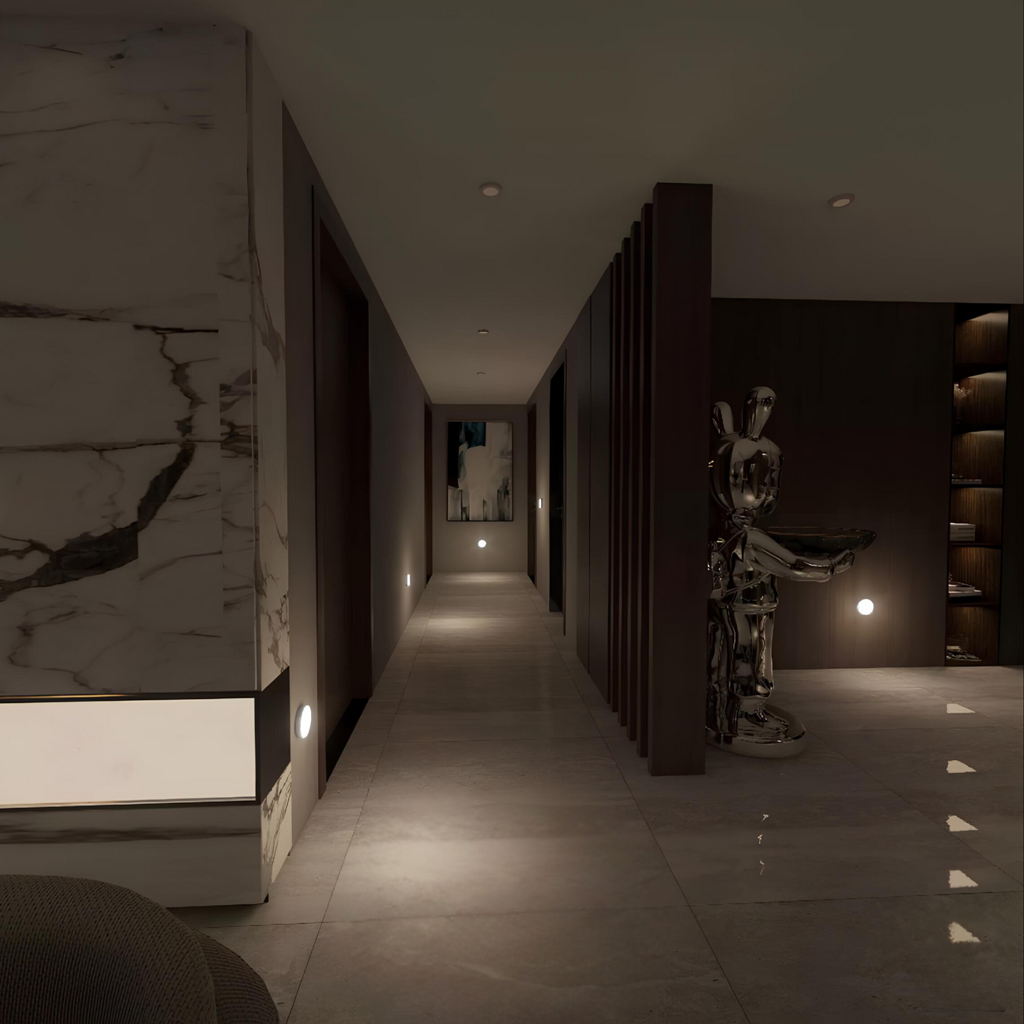 Bright Automatic Motion LED Light Energy Saving Fixture