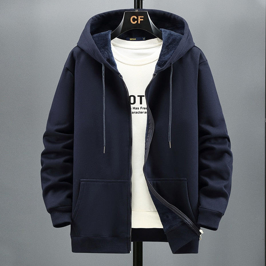 Soft Hoodie Sweater Jacket
