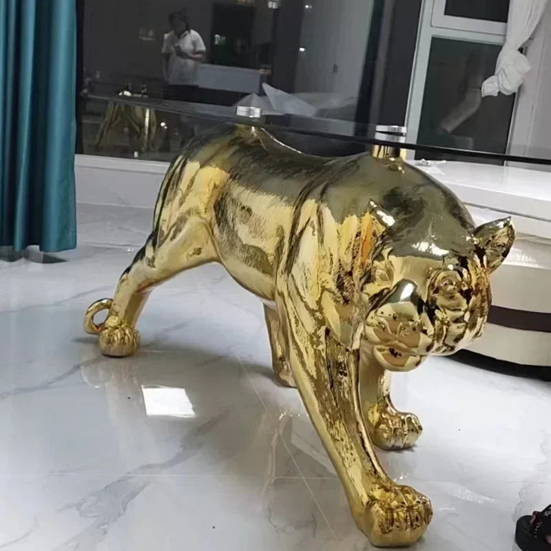 Wild Wood Leopard End Table