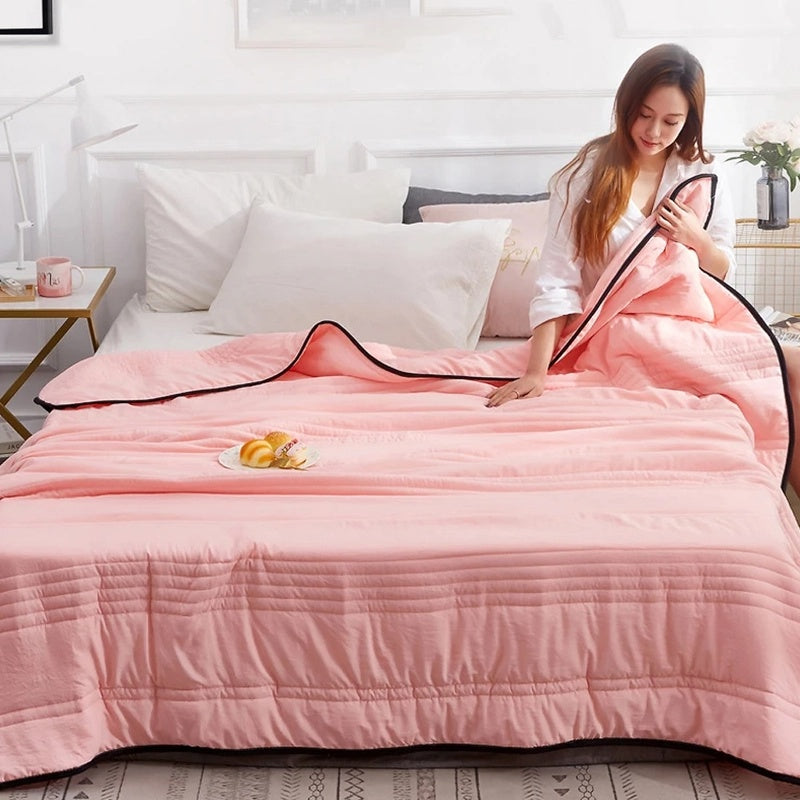 Soft Cooling Blanket for Restful Sleep