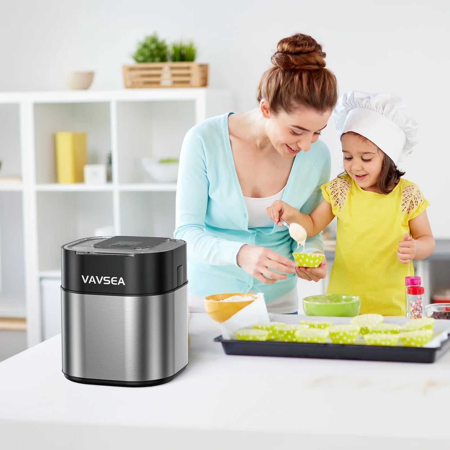 Automatic Homemade Ice Cream Machine