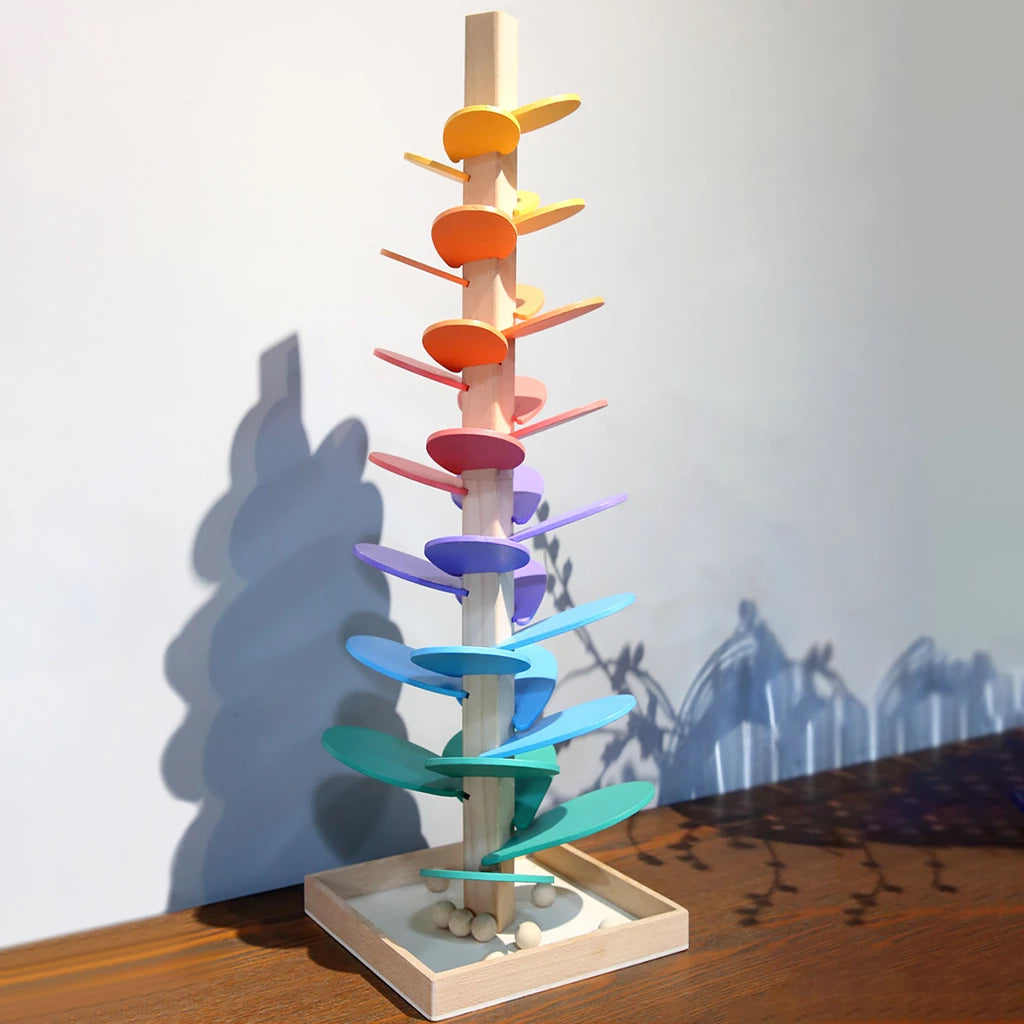 Colorful Kids Marble Run Tree