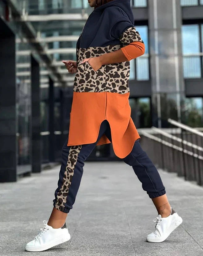 Casual Streetwear Ladies Clothing Set - Mila-Multicolored-S-Nora Luxe