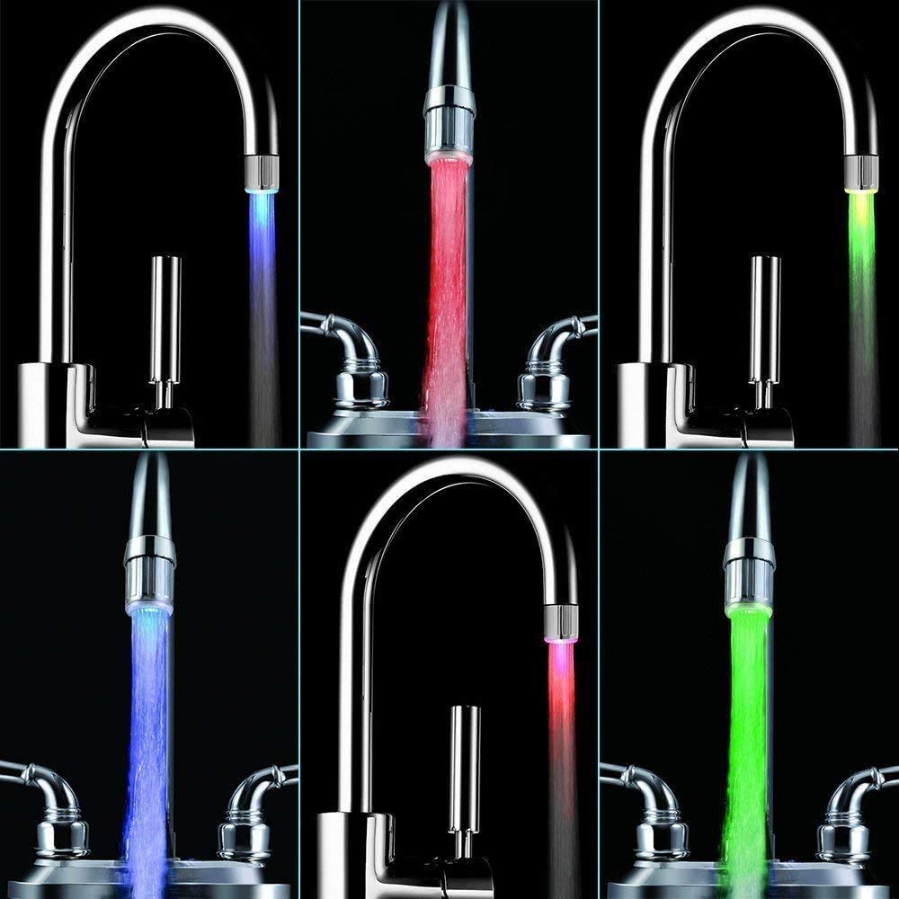 Colourful Water Tap LED - AquaGlow-Nora Luxe