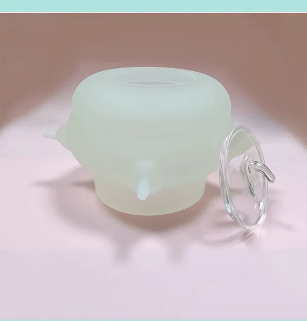 Compact Milk Bowl for Kittens - KittySip-White-Nora Luxe