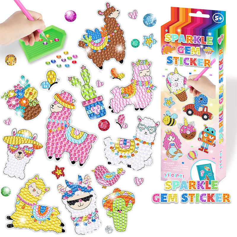 Creative Diamond Sticker Set - ShinyGem-Alpaca-Nora Luxe