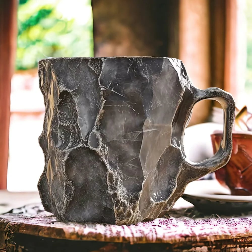 Crystal Coffee Mug - CrystalBrew-Gray-Nora Luxe