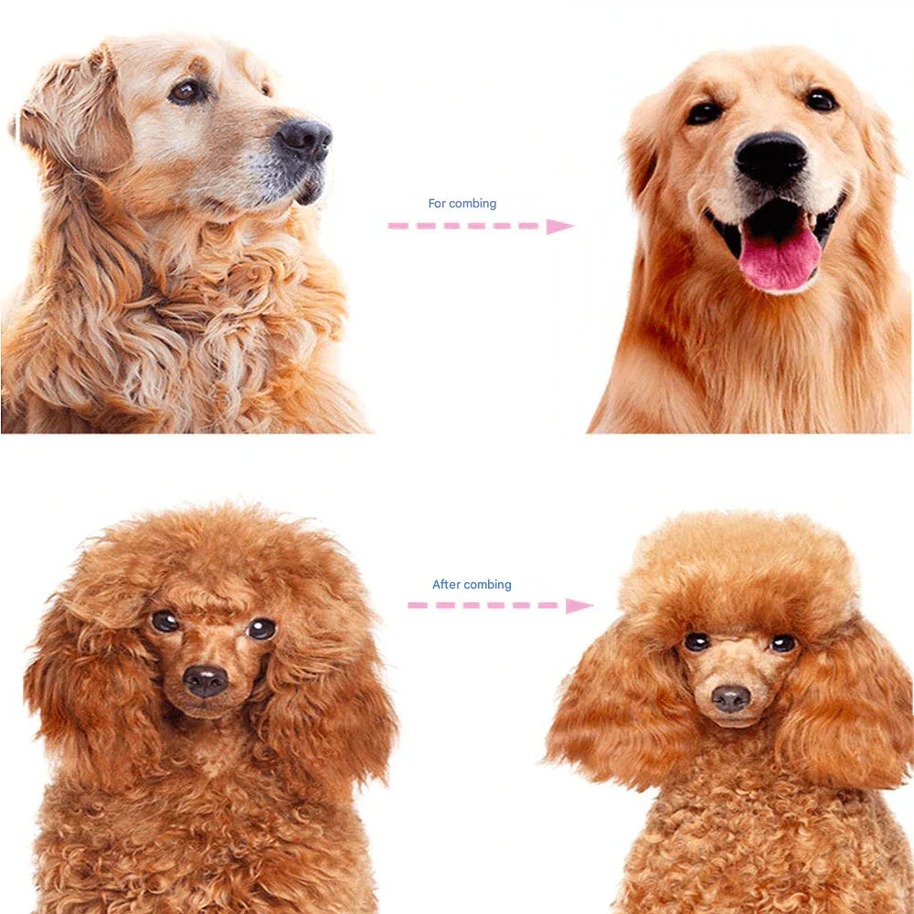 Double-Sided Hair Removal Comb for Pets - SmoothGroom-Blue-Nora Luxe