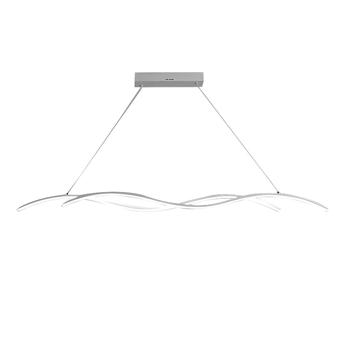Unique Curved Sleek LED Modern Ceiling Light