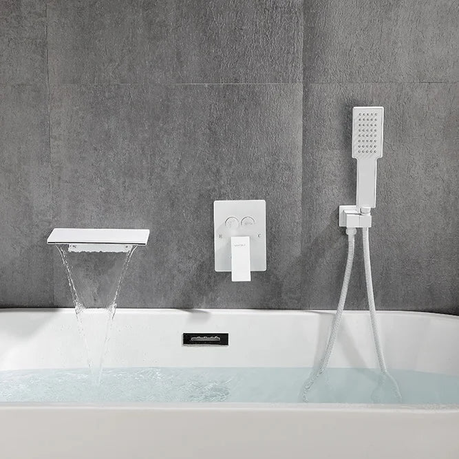 Embedded Waterfall Tub Faucet Set