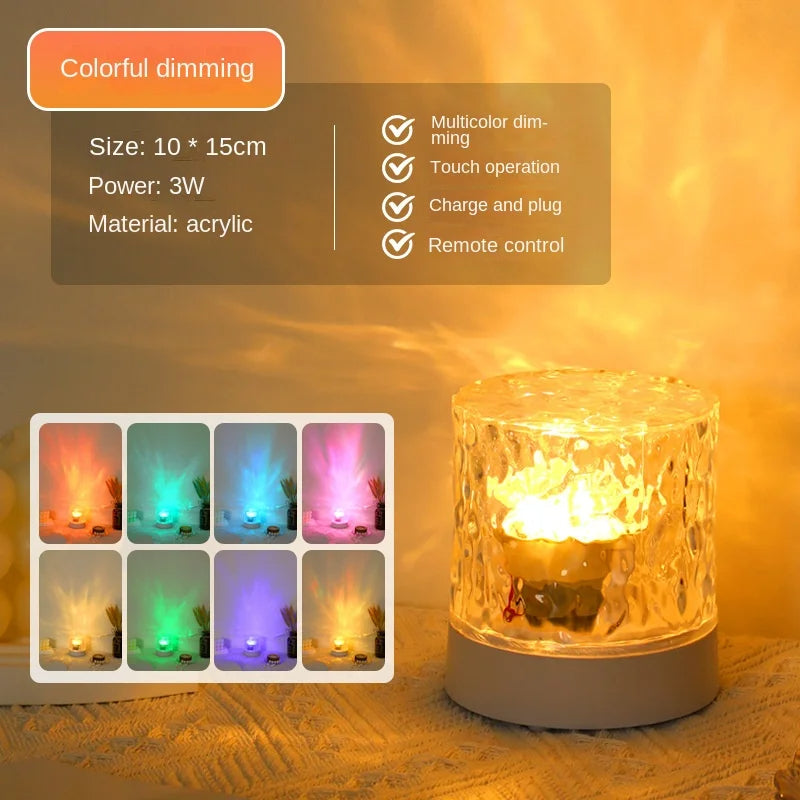 Colorful Wave LED Night Lamp