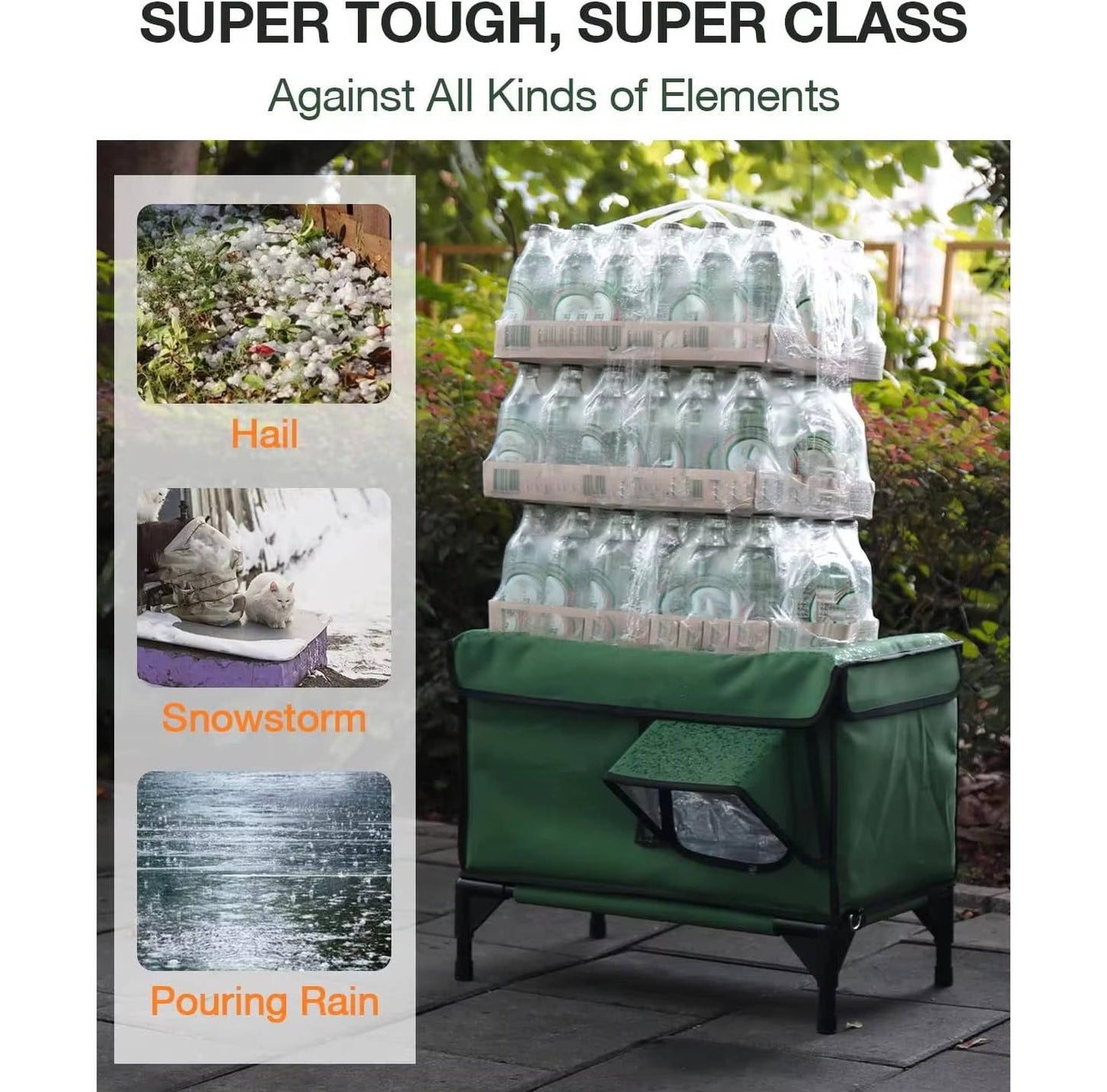Warm Insulated Cat Shelter for Winter