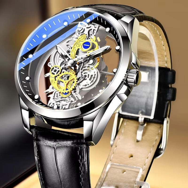 Trendy Men's Stainless Steel Quartz Watch